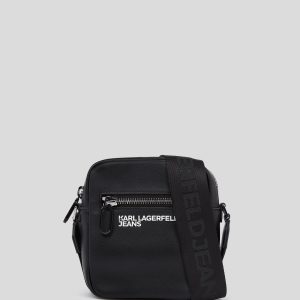 FAUX-LEATHER CROSSBODY BAG