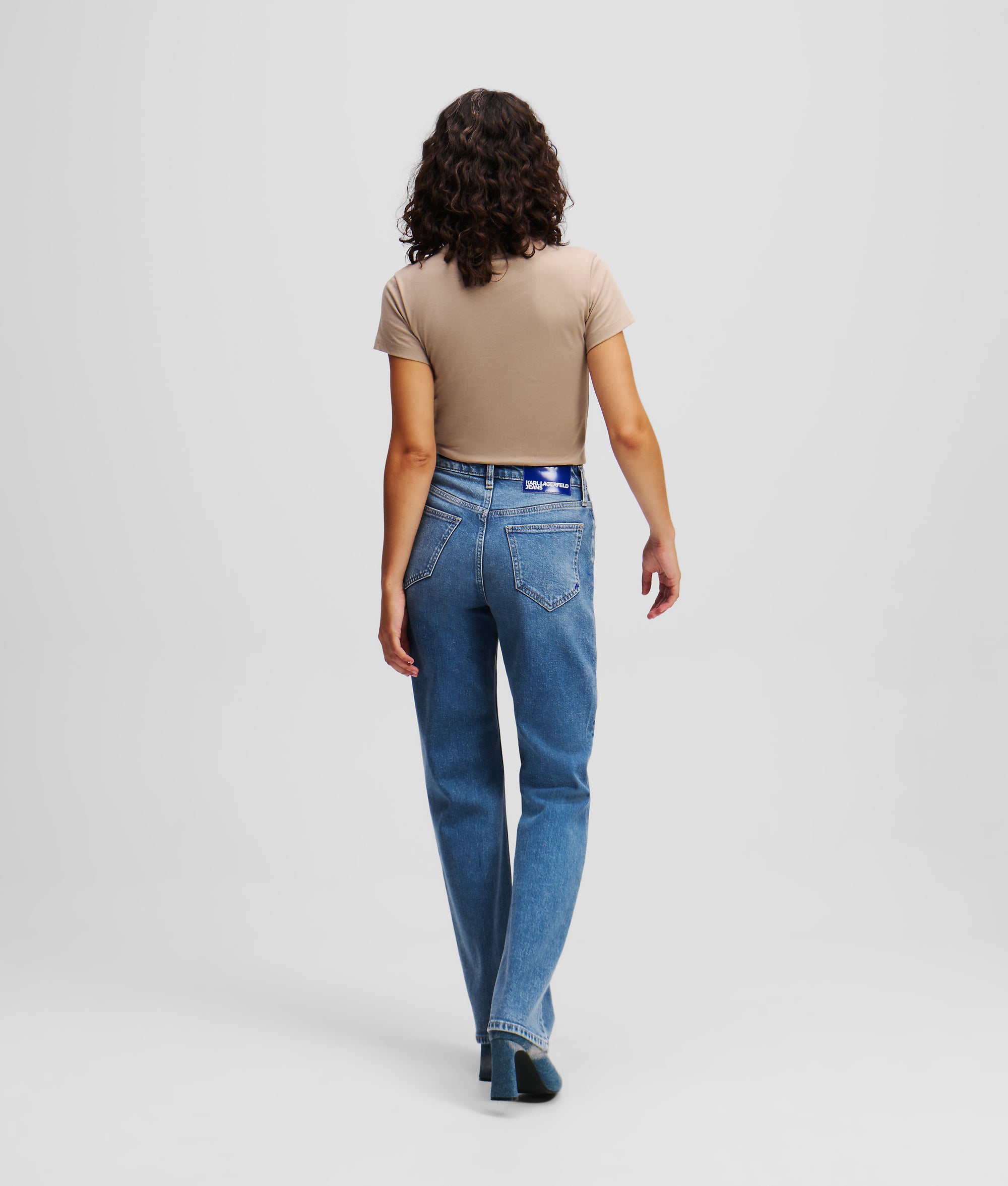 HIGH-RISE STRAIGHT JEANS - Image 3