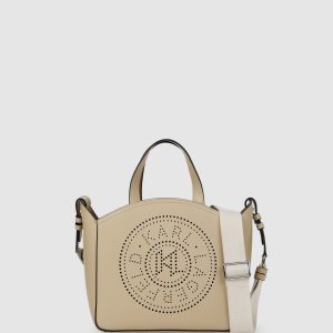 K/CIRCLE PERFORATED SMALL TOTE BAG