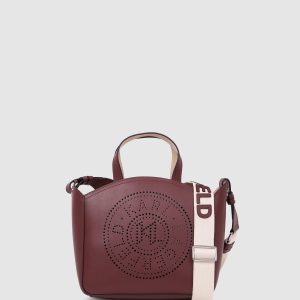 K/CIRCLE PERFORATED SMALL TOTE BAG