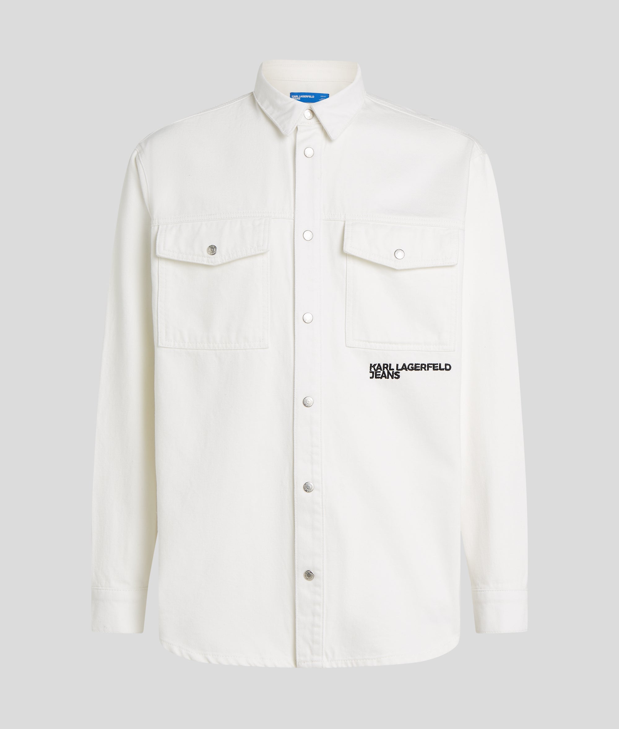 KARL PRINT DENIM OVERSHIRT - Image 5