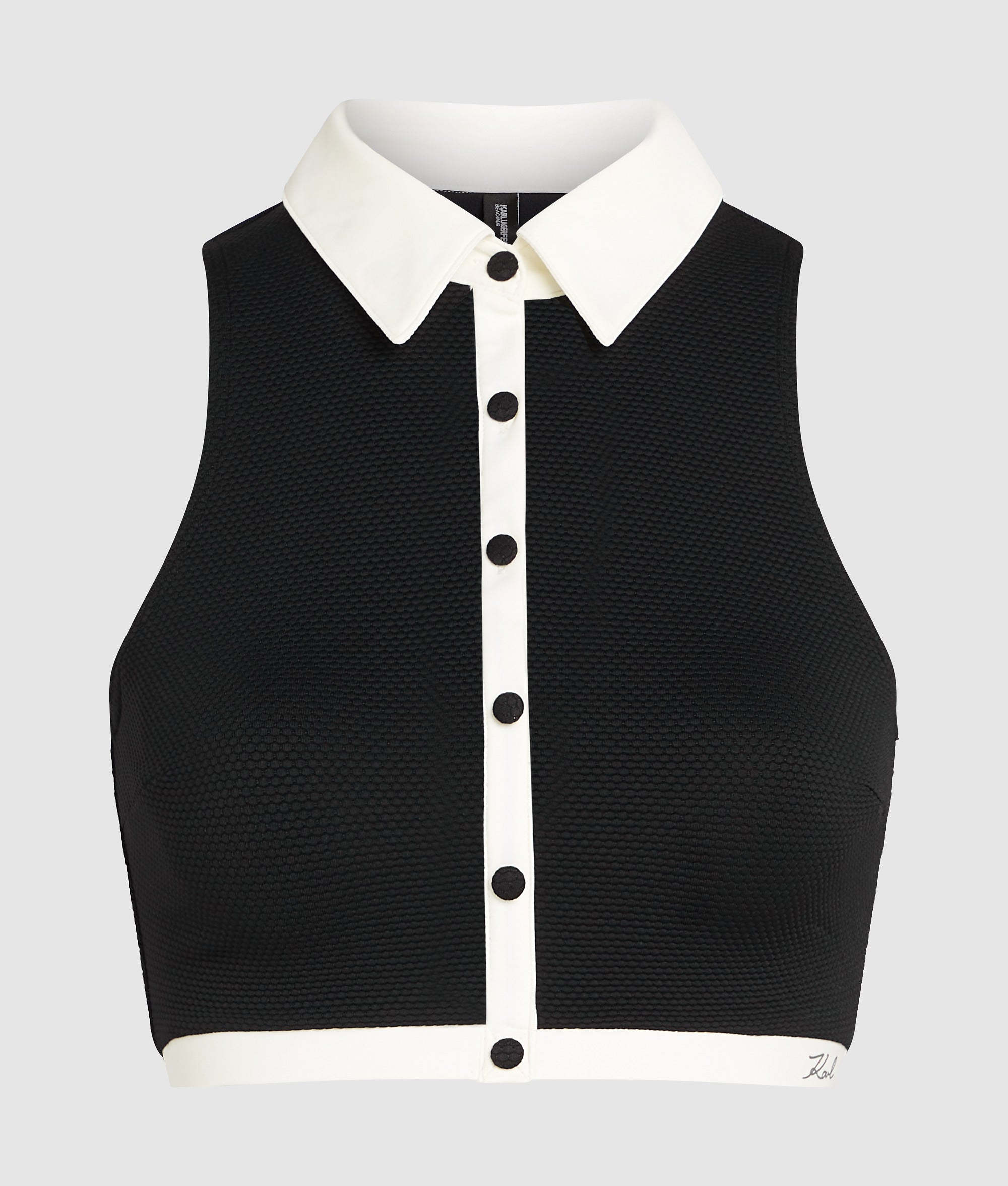 MONOCHROME BIKINI TANK TOP - Image 5