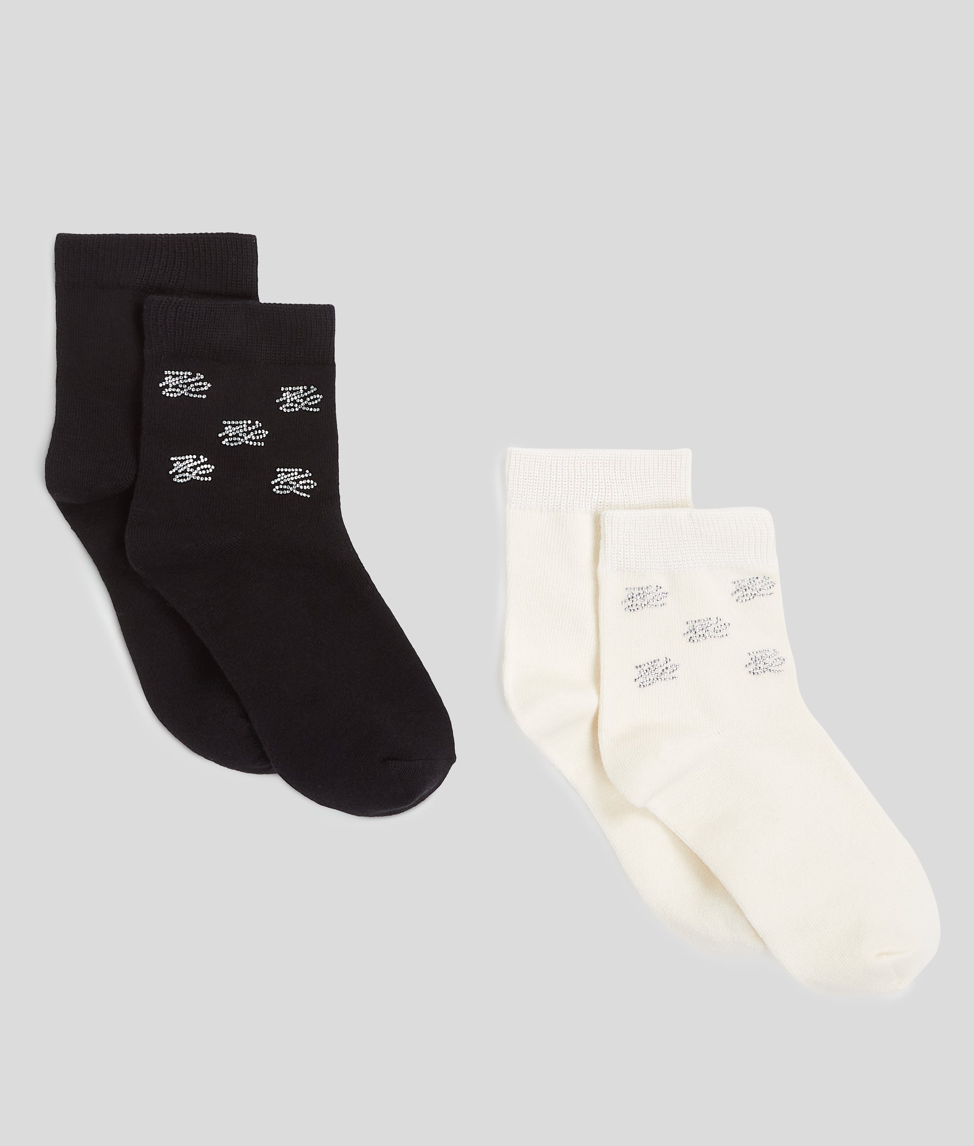 K/AUTOGRAPH RHINESTONE SOCKS ?C 2-PACK - Image 3