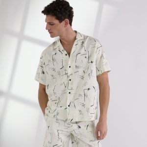 ALL-OVER-PRINT BOWLING SHIRT