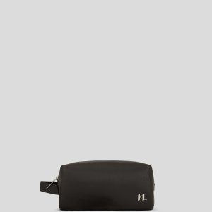 K/MONOGRAM LEATHER WASH BAG