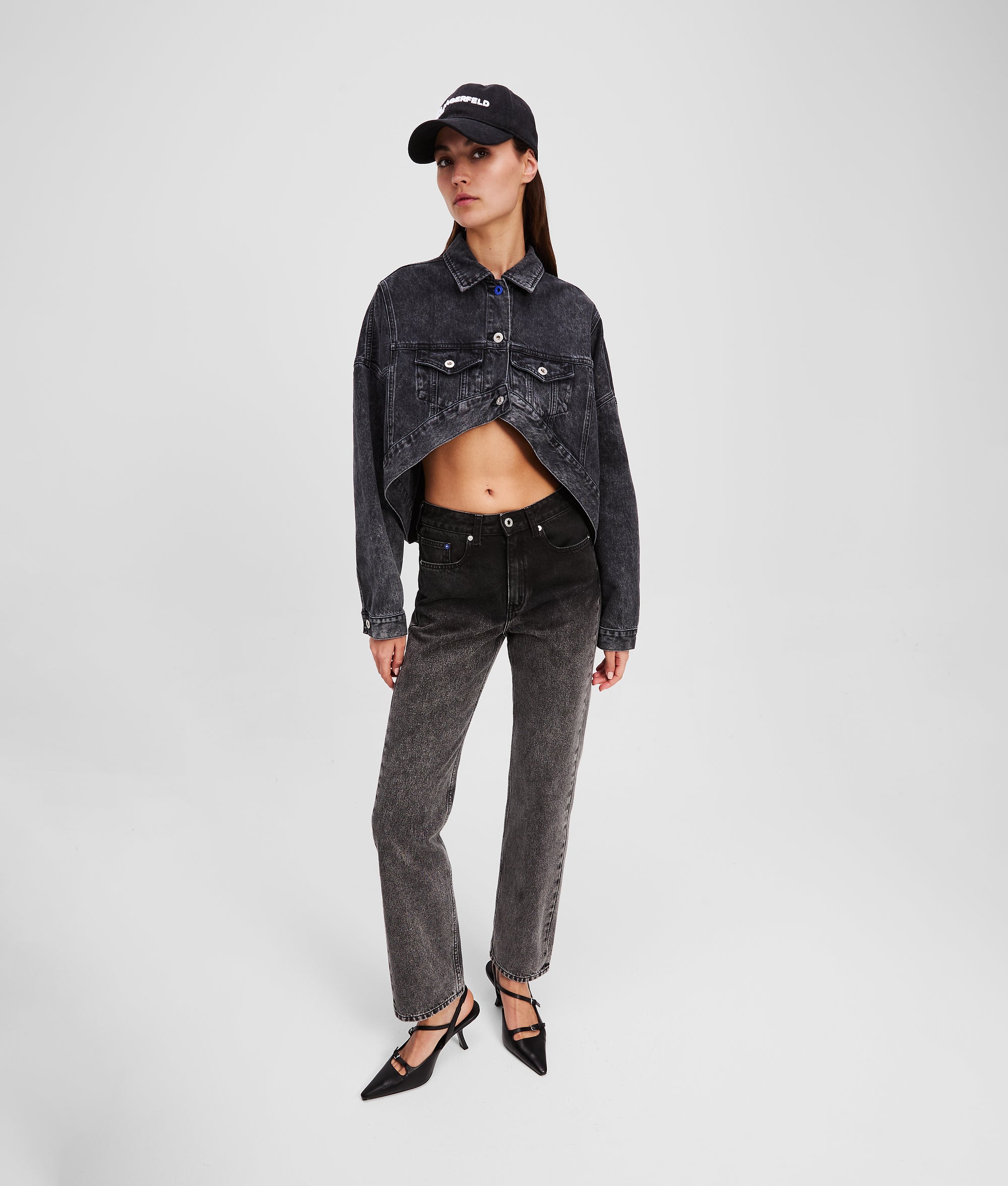 OMBR?? HIGH-RISE STRAIGHT JEANS - Image 4