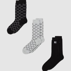 Monogram socks ?C 3 pack