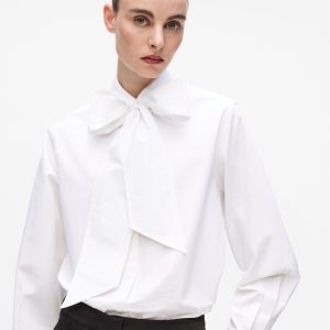 Karl DNA bow detail shirt
