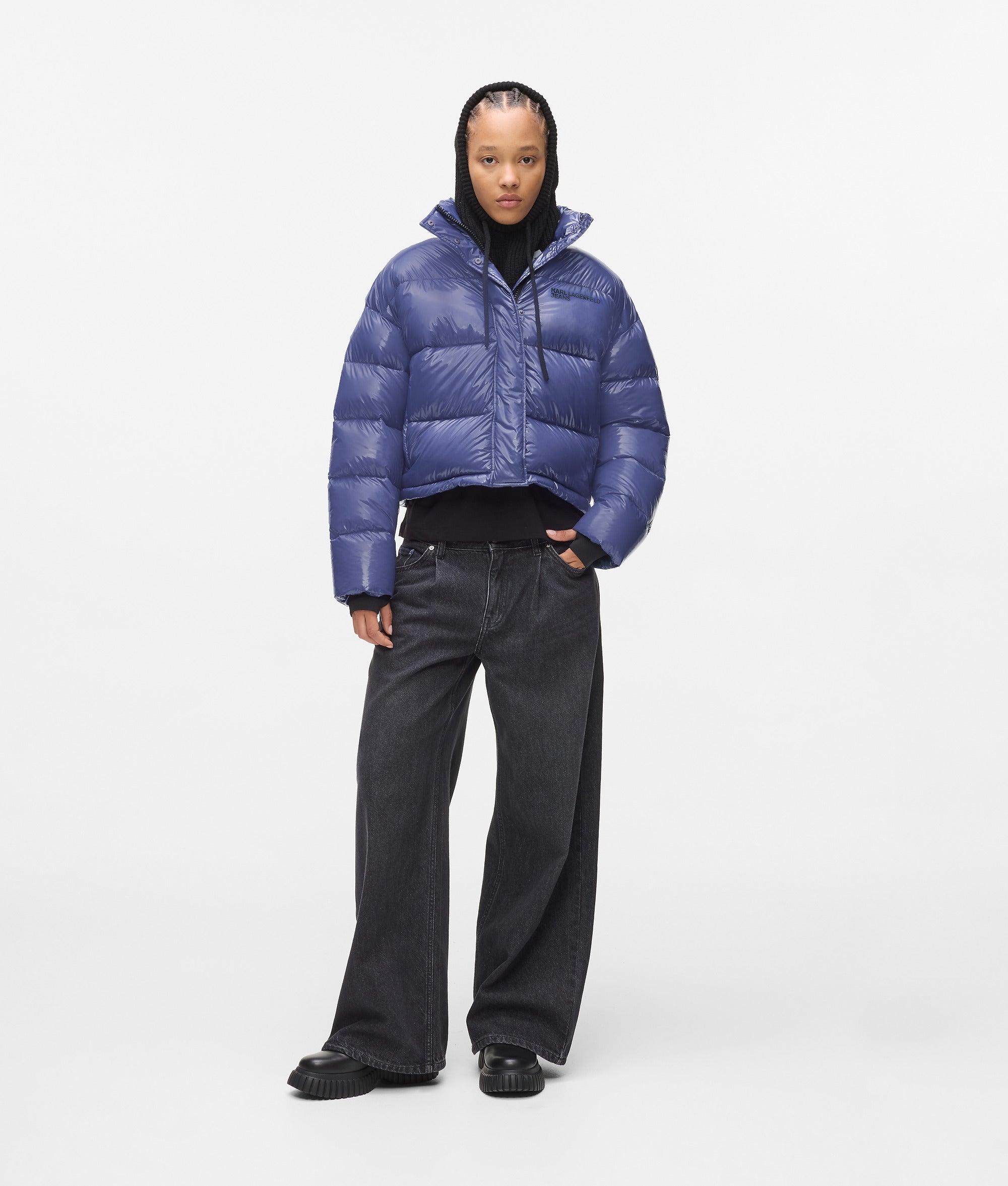 Shiny boxy puffer jacket - Image 4