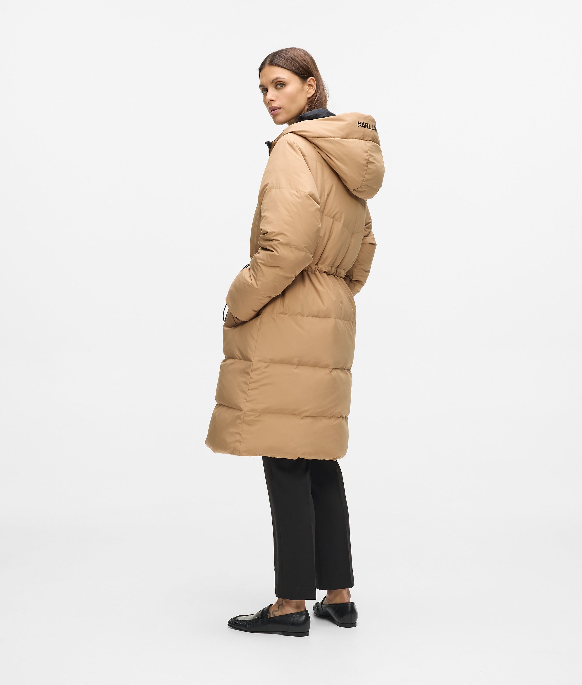 Reversible long puffer jacket - Image 4