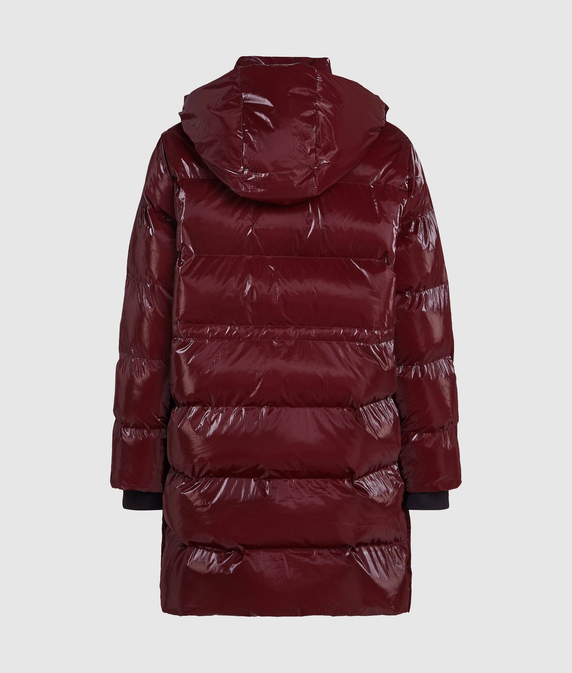Long pearlised puffer jacket - Image 6
