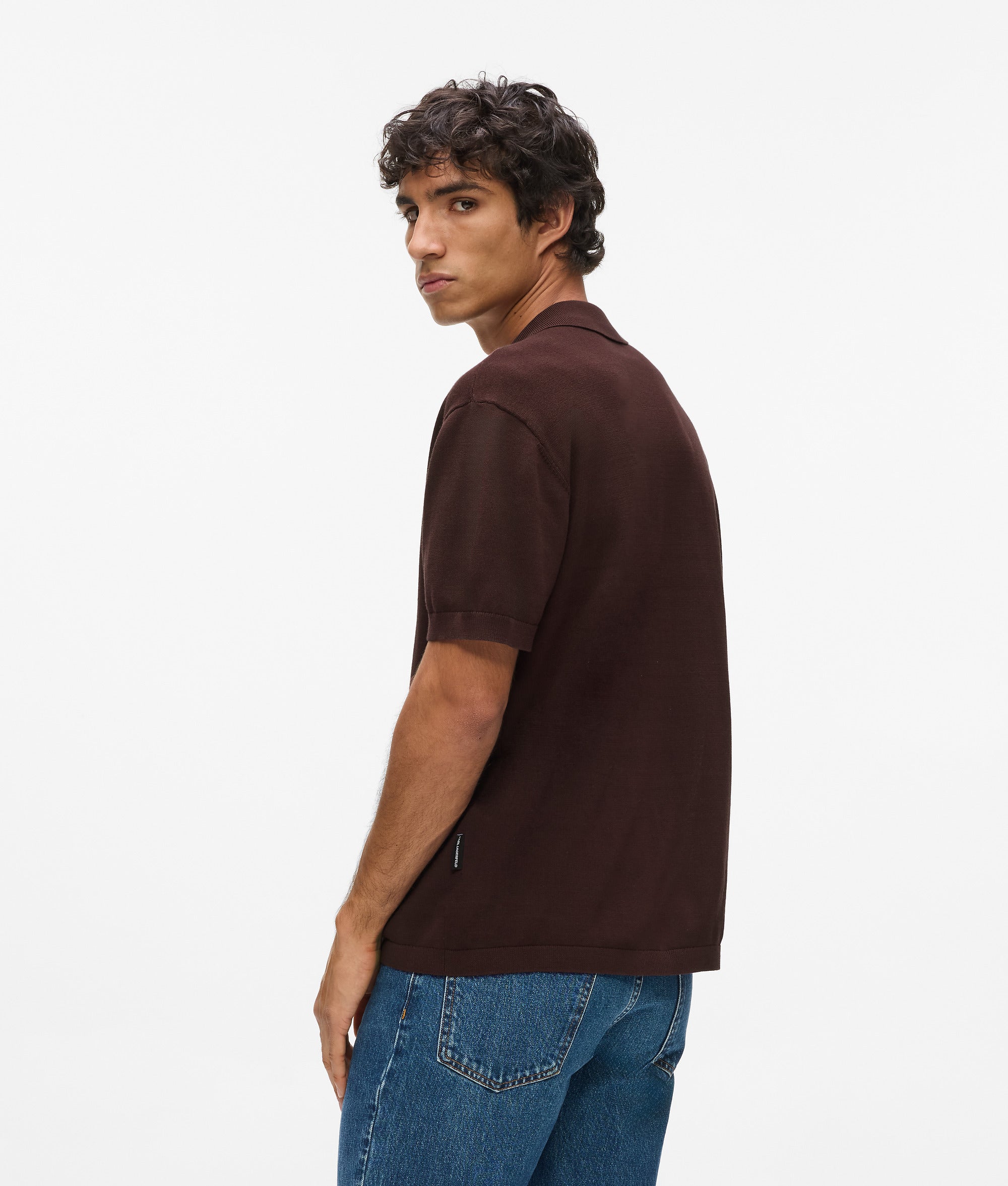 Monogram knitted polo shirt - Image 2