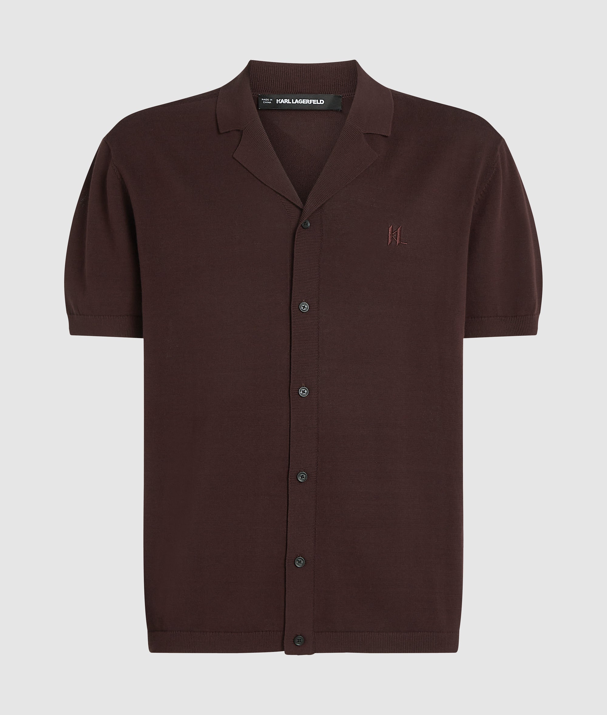 Monogram knitted polo shirt - Image 5