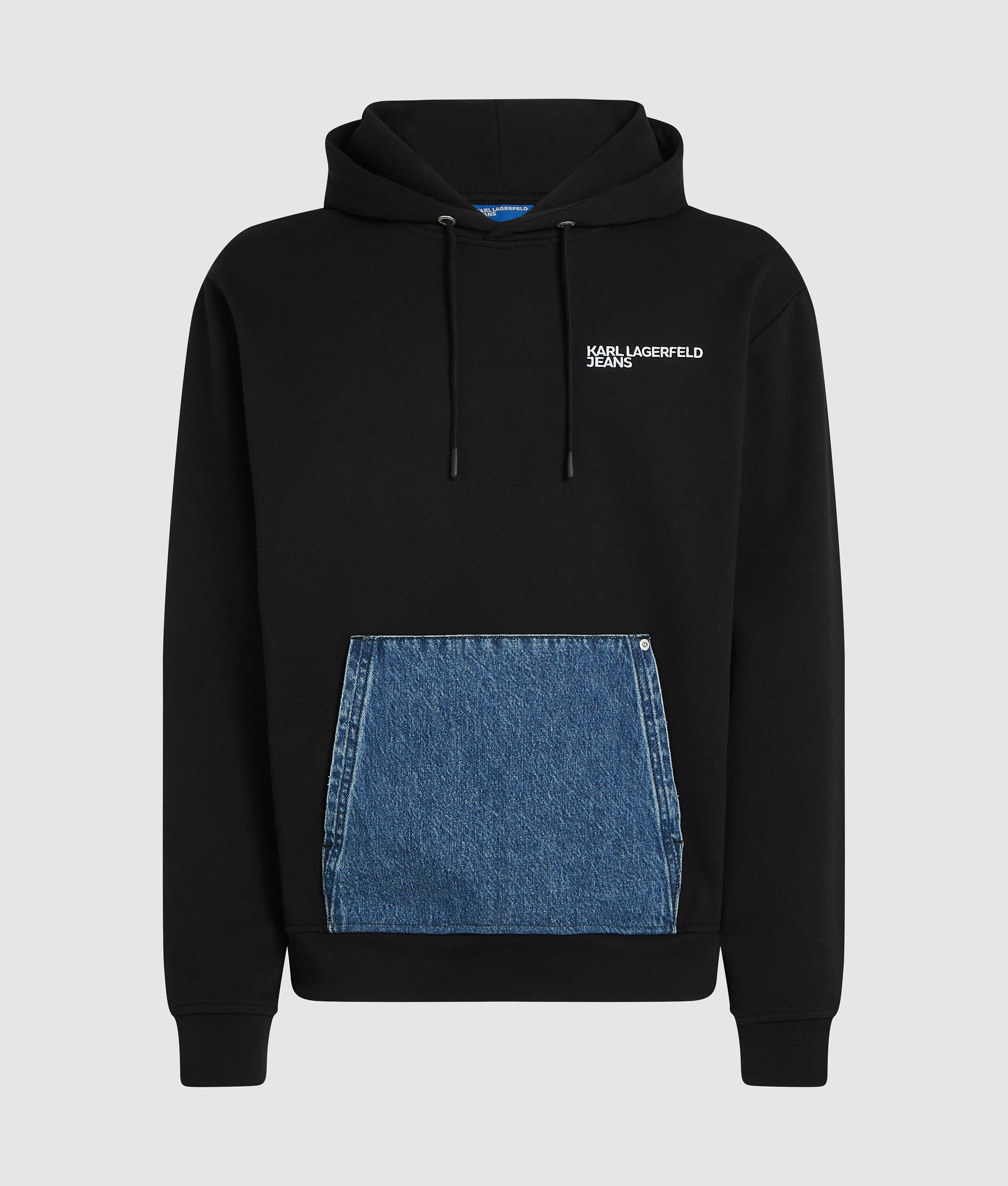 Denim pocket hoodie - Image 5