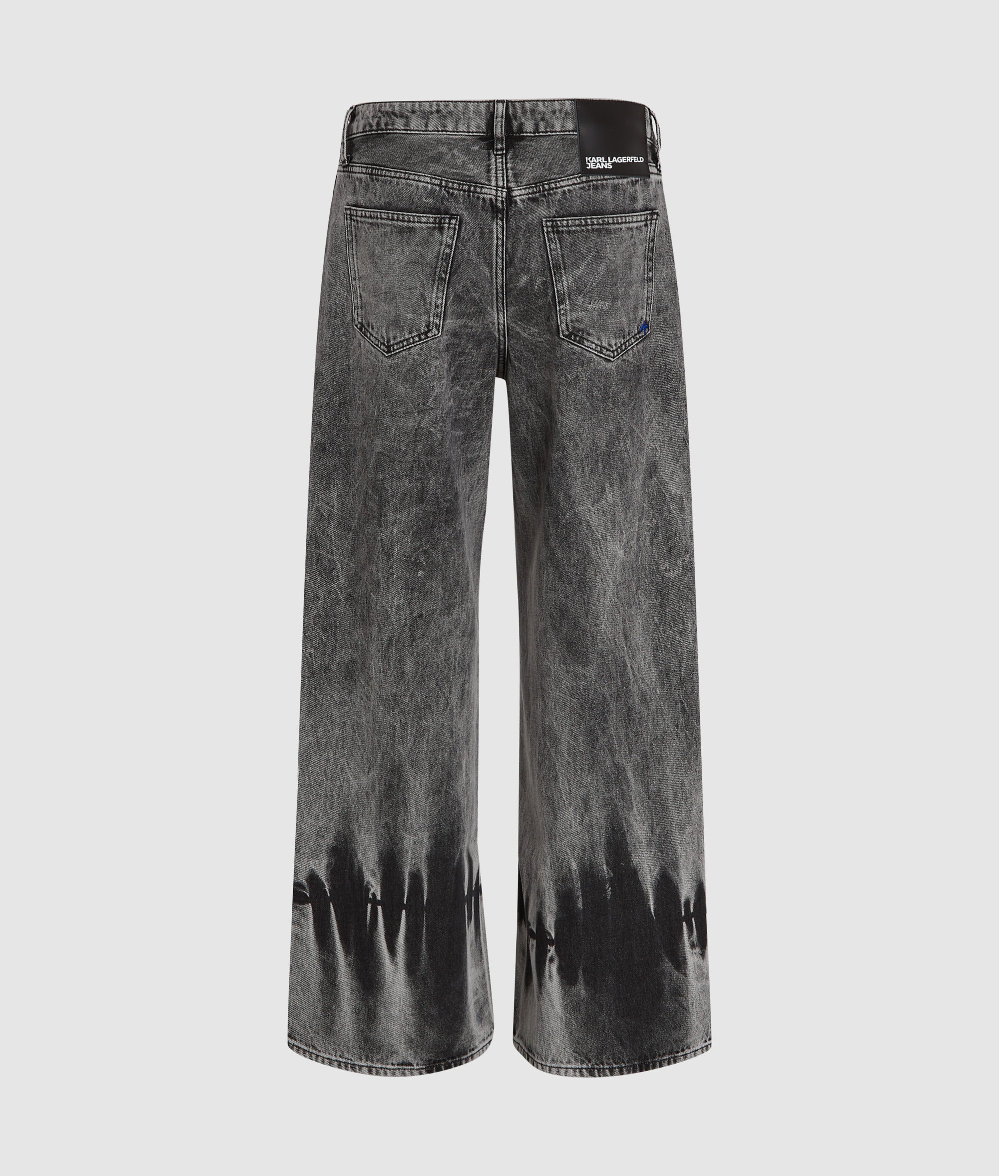 Bleached low-rise wide leg jeans - Image 6