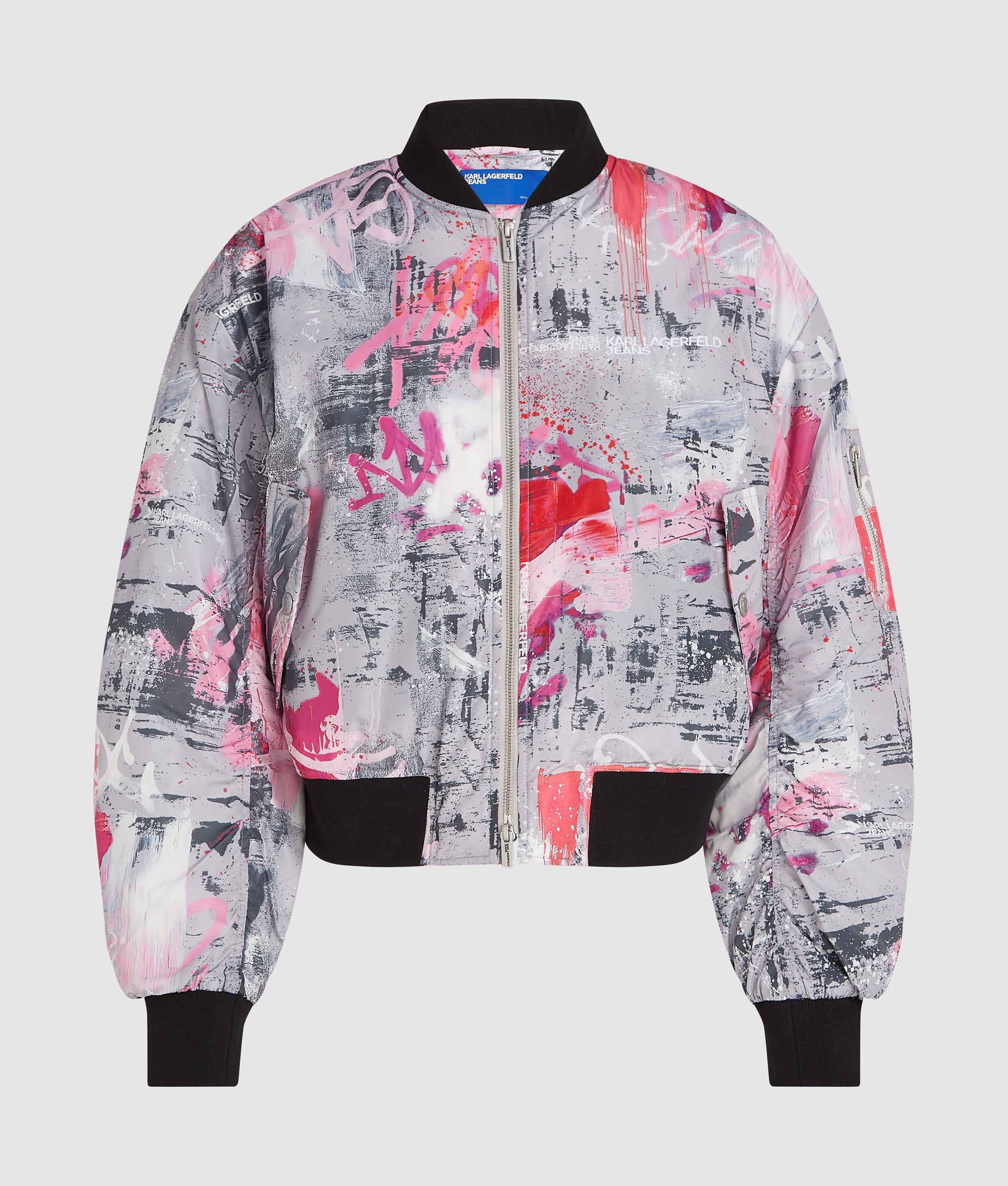 All-over paint bomber jacket - Image 5