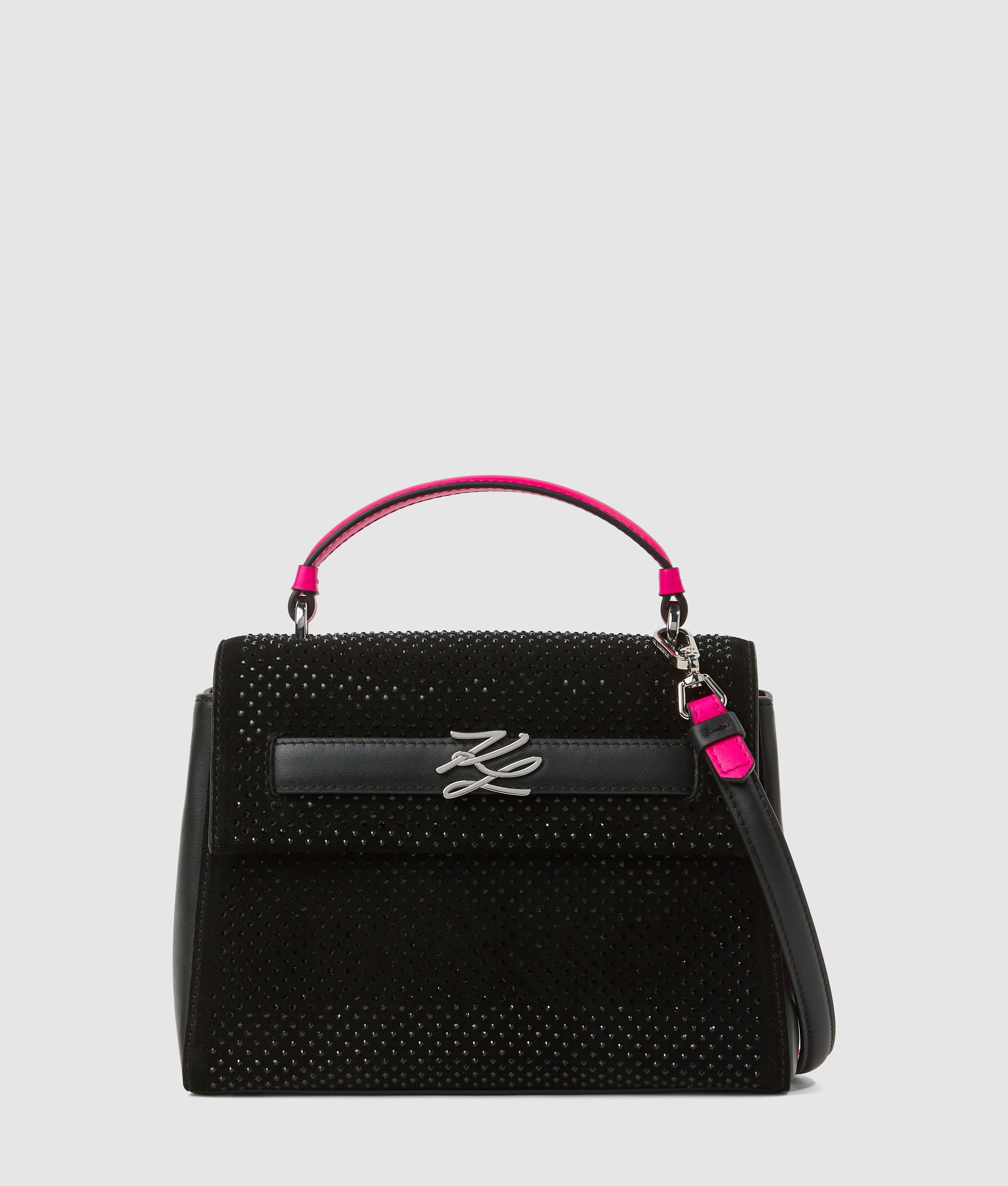 Exclusive K/Autograph rhinestone top-handle bag