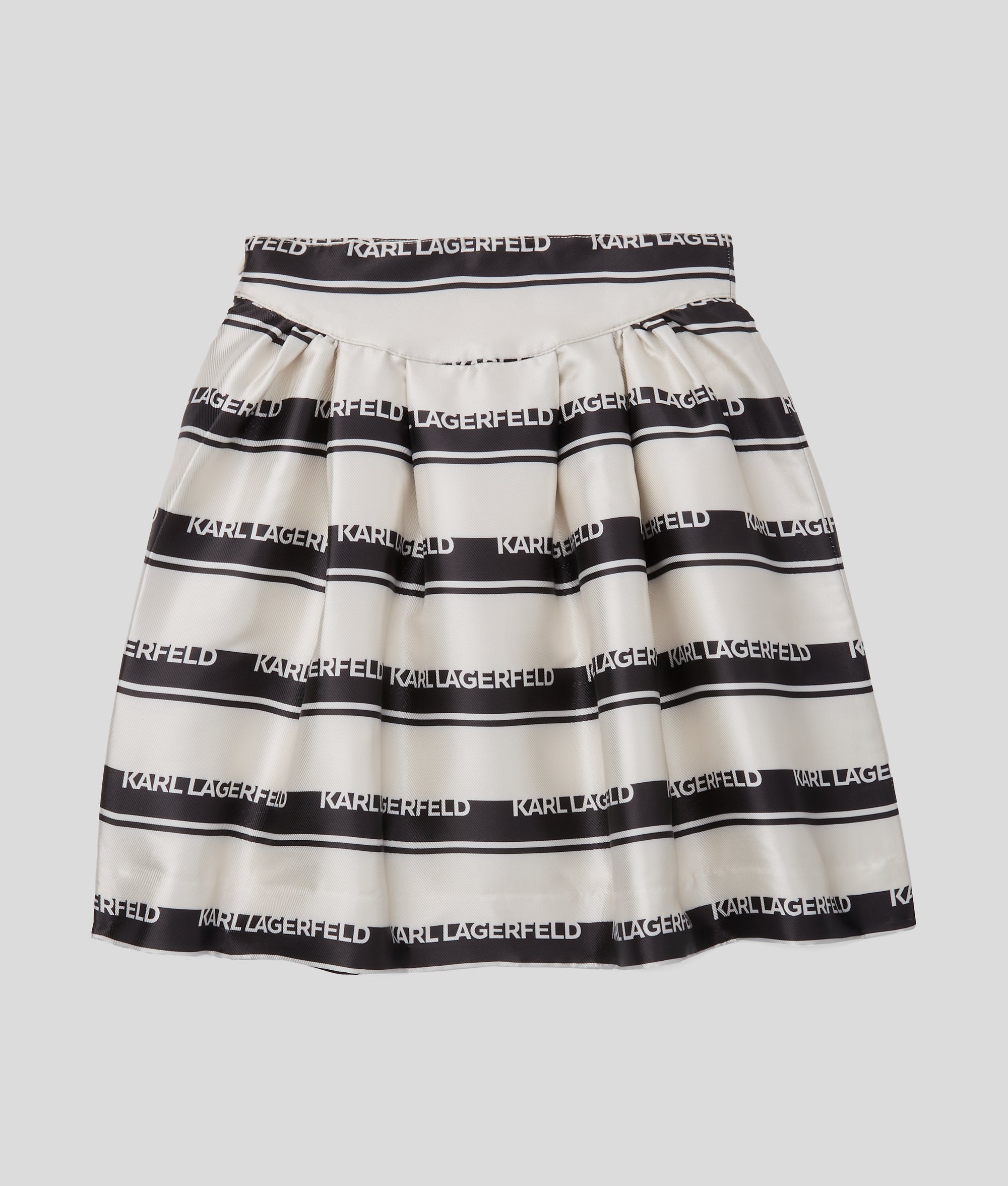 GIRLS STRIPED LOGO SKIRT - Image 3