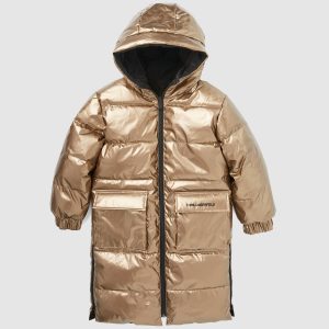 Girls reversible puffer jacket