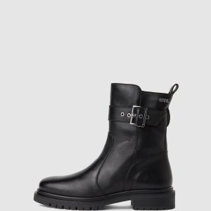 Binky mid-calf buckle boots